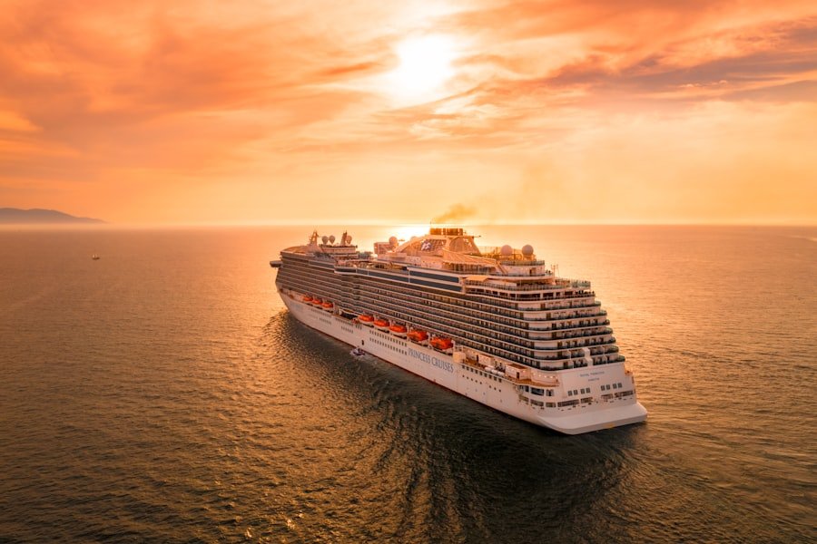 Crucero al atardecer